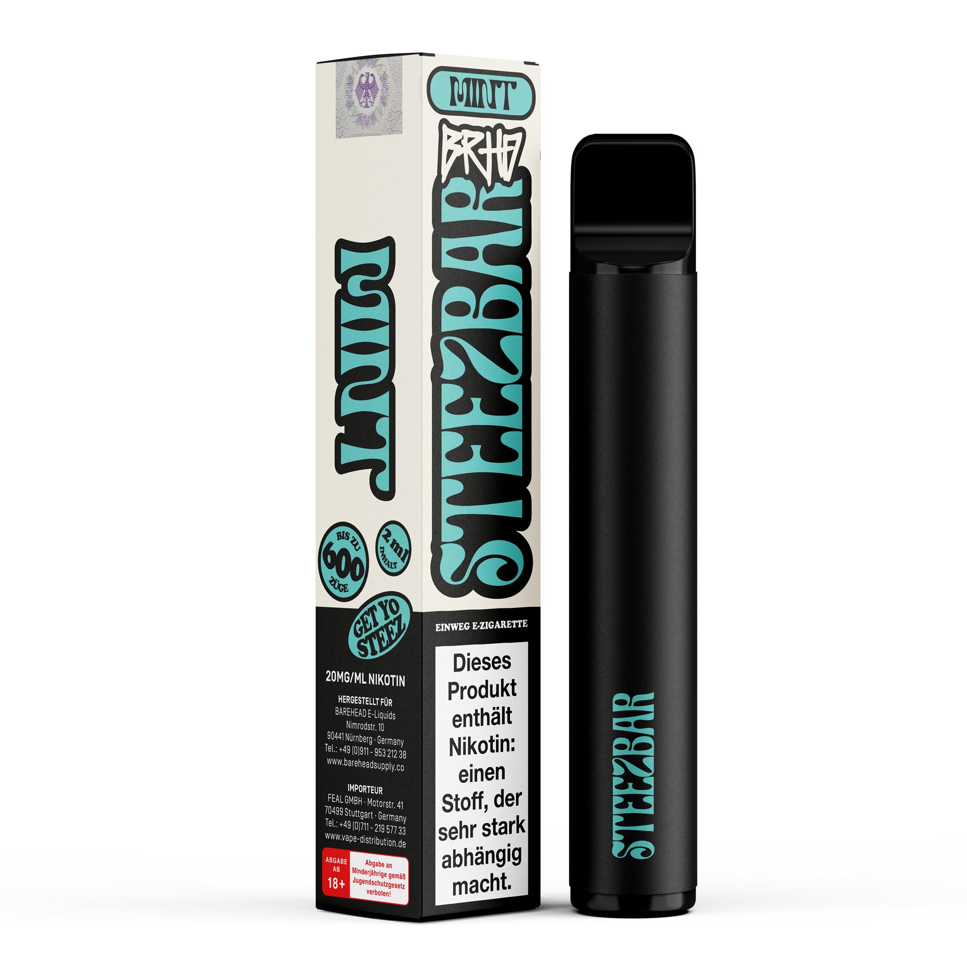STEEZBAR™ DISPOSABLE VAPE - MINT